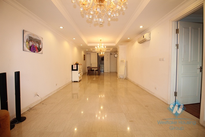 Affordable spacious 3 bedroom apartment for rent in Ciputra Tower, Hanoi